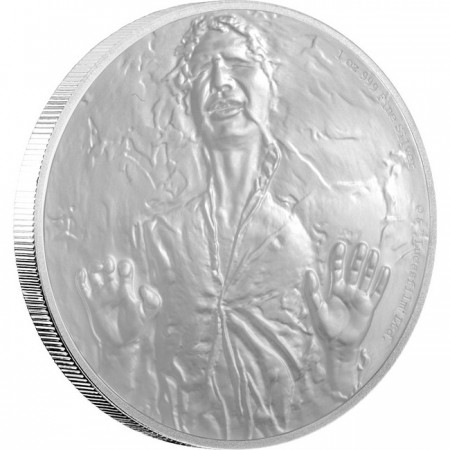 Stříbrná mince Star Wars 1 Oz - Han Solo PP
