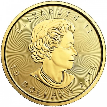 Zlatá minca Maple Leaf 1/4 Oz různé roky