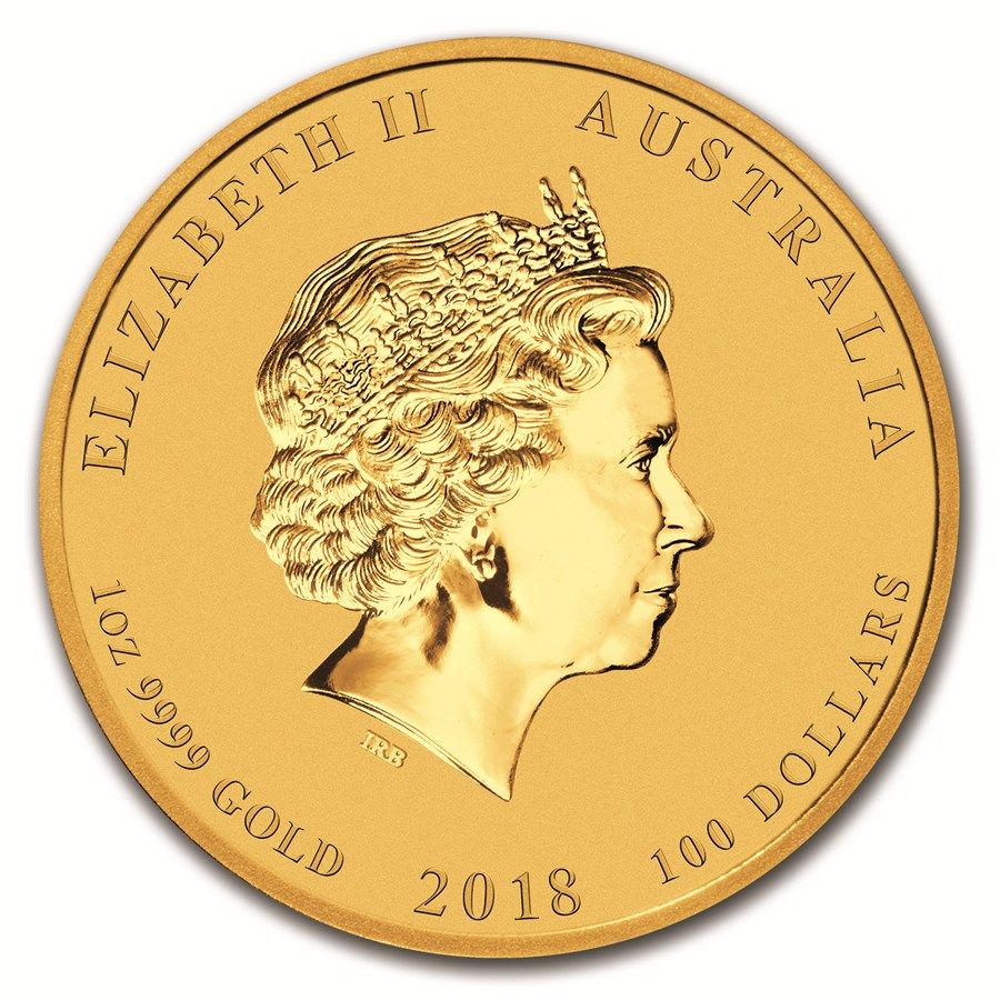 Zlatá minca Rok psa 2018 1 Oz