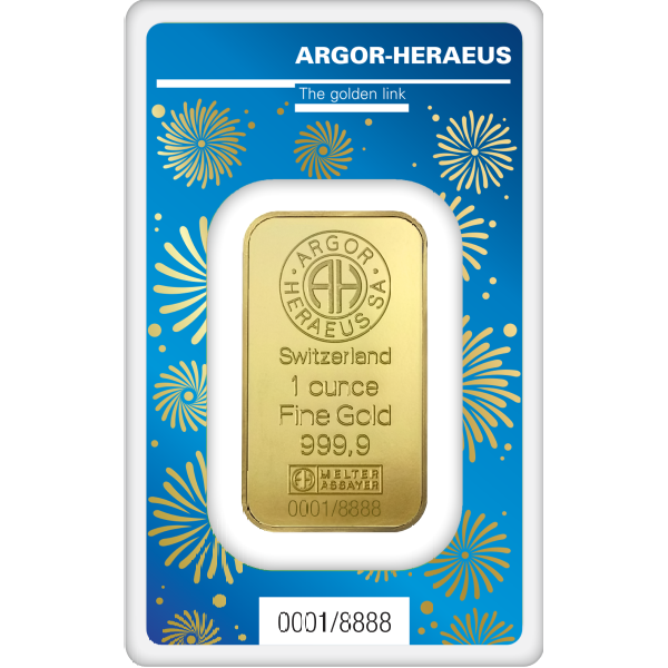 Zlatý zliatok Argor Heraeus 1 oz - Rok zajaca 2023
