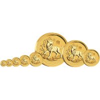 Zlatá minca Lunárna séria II Rok psa 2018 1 Oz