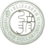 1 dolar Stříbrná mince Rok draka s filigránem PP