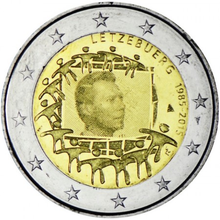 30 let evropské vlajky - Lucembursko, CuNi
