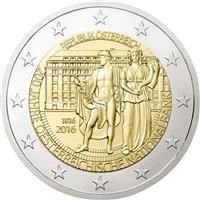 2 Euro CuNi 200. výročí založení Rakouské národní banky UN