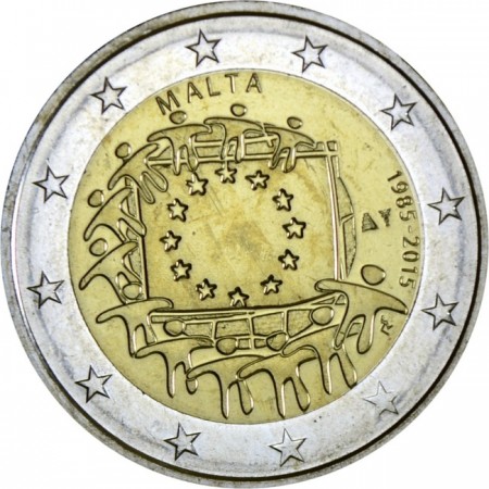 30 let evropské vlajky - Malta, CuNi