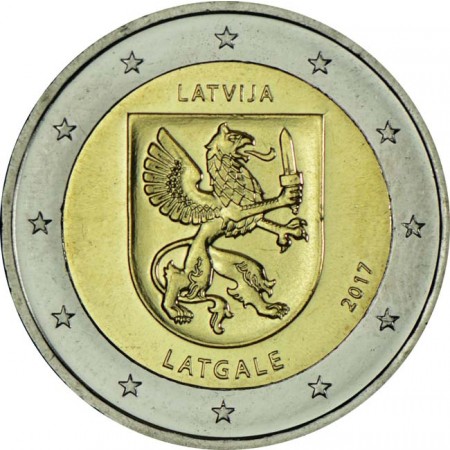 2 Euro CuNi Letgalsko