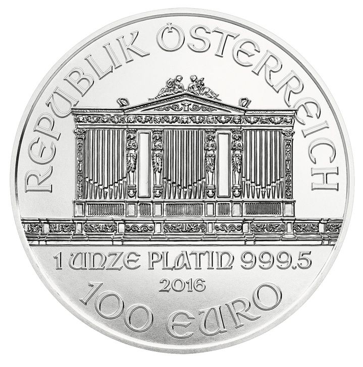 Platinová mince Vídeňští filharmonici 1 Oz 2021