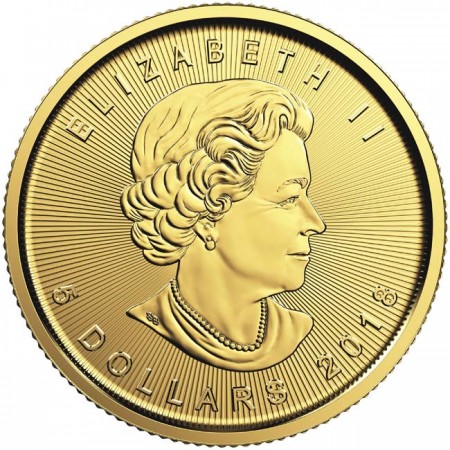 Zlatá minca Maple Leaf různé roky, 1/10
