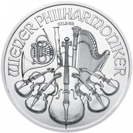 Strieborná minca Viedenskí filharmonici 1 Oz různé roky