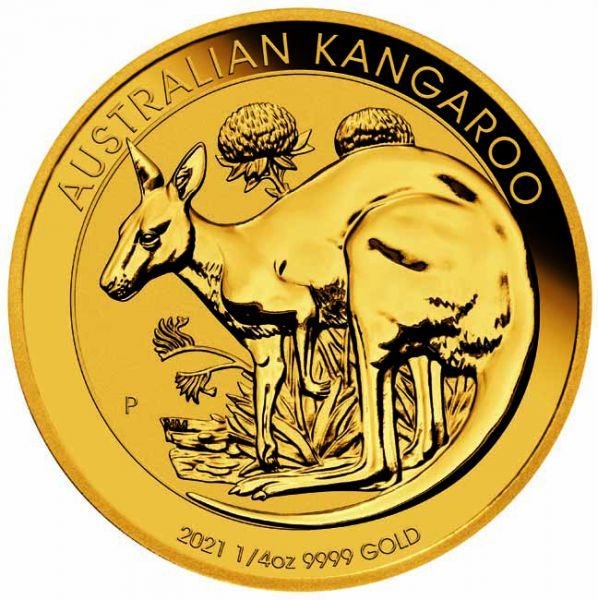 Zlatá minca Klokan 1/4 Oz 2022