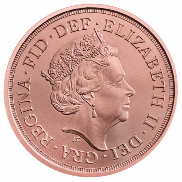1 libra Zlatá mince Sovereign 2021 - 95. narozeniny královny Alžběty II.