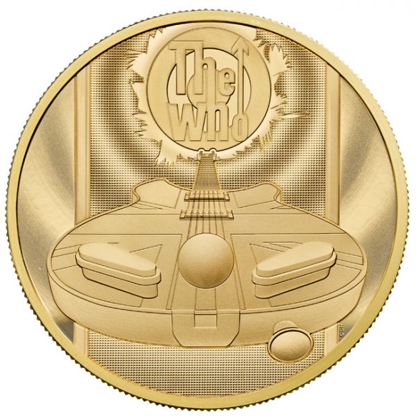 200 libra Zlatá mince The Who 2 Oz