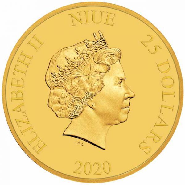 25 dolar Zlatá mince Pluto