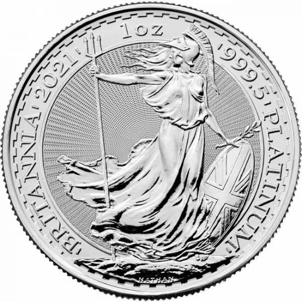 Platinová minca Brittannia Charles III 2024, 1 oz 