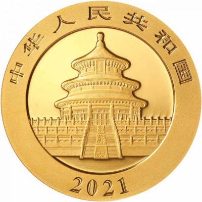 Zlatá minca Panda 30 g - 2021