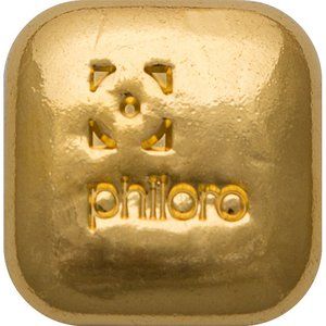 Zlatý zliatok 1 oz philoro gegossen, 31.103g