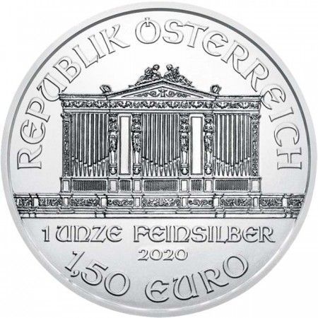 Strieborná minca Viedenskí filharmonici, rôzne roky - 1 oz