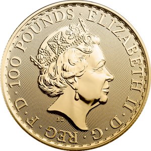 Zlatá minca Britannia 1 Oz -2022