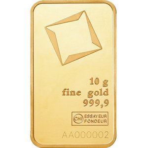 Zlatý zliatok Valcambi 10 g