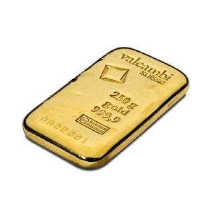 Zlatý zliatok Valcambi 250 g