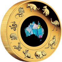 Zlatá minca Velká južná zem 2 Oz 2022