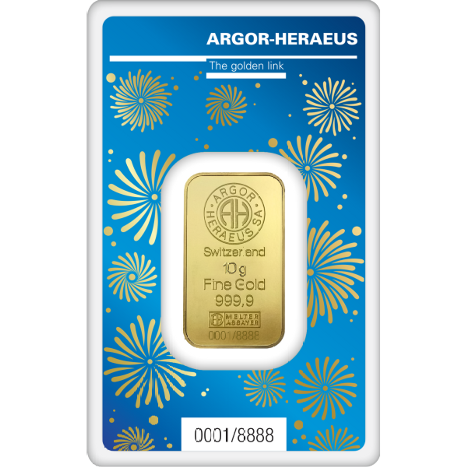 Zlatý zliatok Argor Heraeus 10 g  - rok zajaca