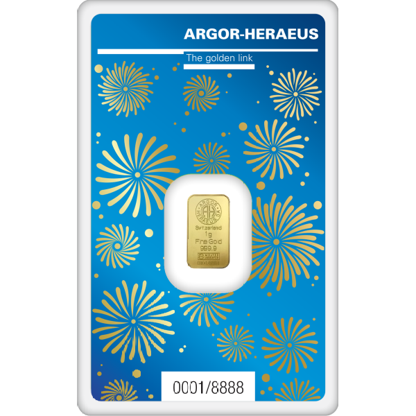 Zlatý zliatok Argor Heraeus 1 g - rok zajaca