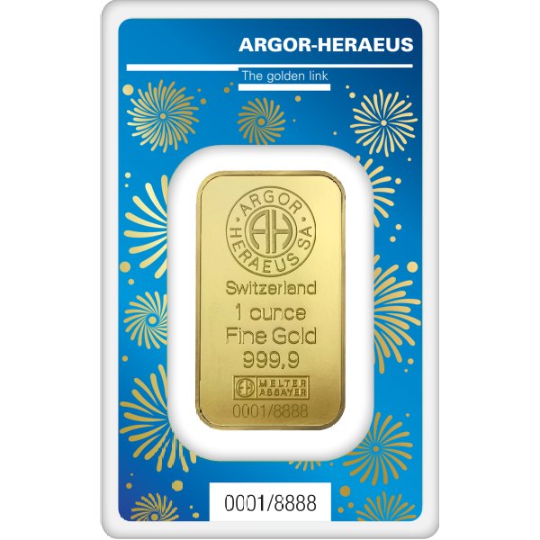 Zlatý zliatok Argor Heraeus 1 Oz - rok zajaca