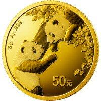 Zlatá minca Panda 3 g - 2023