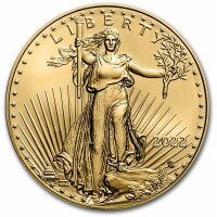 Zlatá minca American Eagle 1/4 Oz - 2022