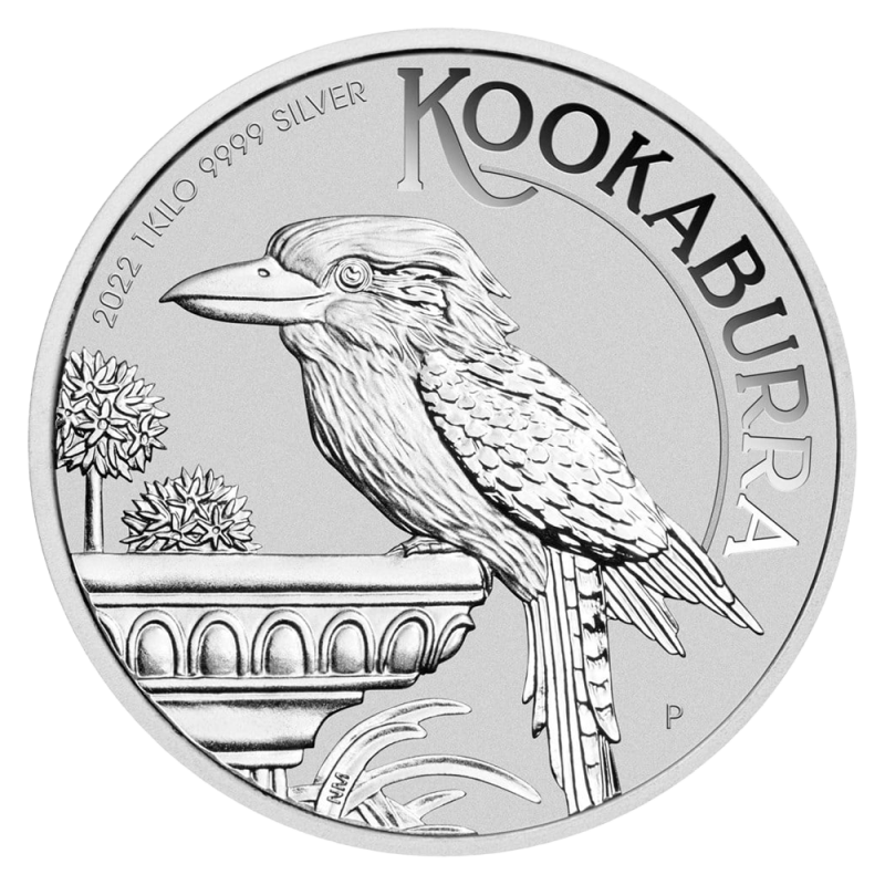 Strieborná minca Kookabura 1000 g - 2022
