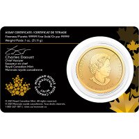 Zlatá minca Maple Leaf 1 Oz 2021 - Klondike Rýžování zlata