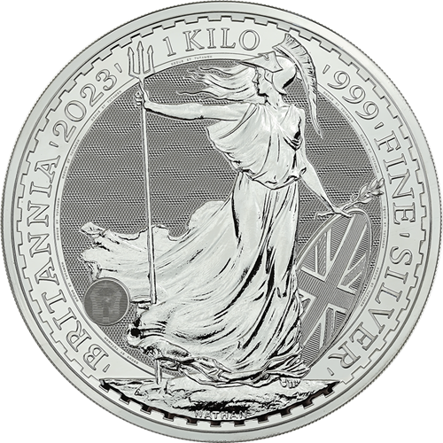 Strieborná minca Britannia 1 Kg 2023