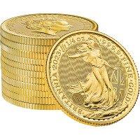 Zlatá minca Britannia 1/4 Oz - Charles III 2023
