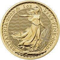 Zlatá minca Britannia různé roky, 1 oz