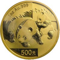 Zlatá minca Panda 1 Oz - 2008
