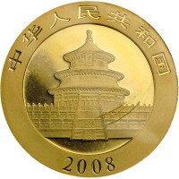 Zlatá minca Panda 1 Oz - 2008