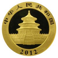 Zlatá minca Panda 1 Oz - 2012