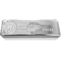 Strieborný zliatok 100 Oz Nadir Metal Rafineri