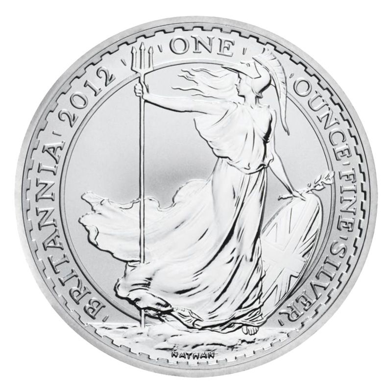 Strieborná minca Britannia 1 oz Elizabeth II - rôzne roky