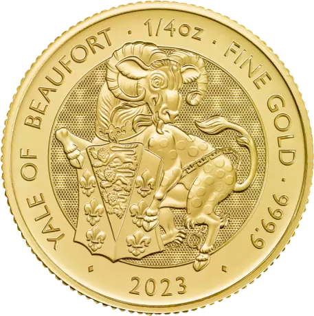 Zlatá minca 1/4 Oz Tudorovské zvieratá Yale of Beaufort | 2023