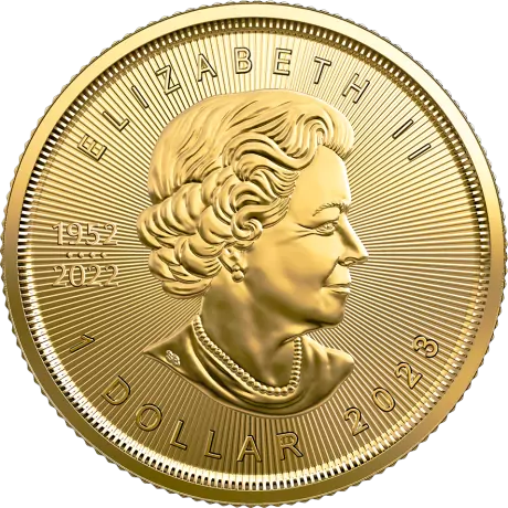 Zlatá minca Maple Leaf 1/20 Oz 2023