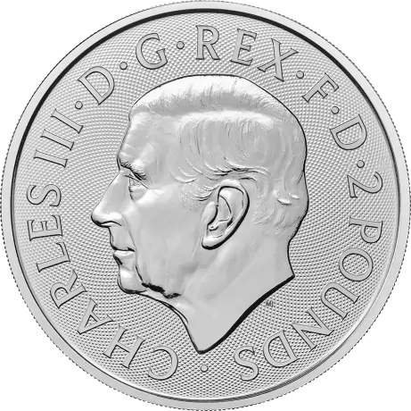 Strieborná minca Británia 1 Oz - Charles III 2024