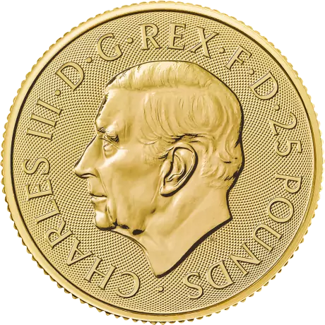 Zlatá minca Britannia Charles III 2024 - 1/4 oz