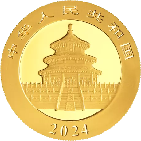 Zlatá minca Panda 15 g - 2024