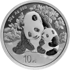 Strieborná minca Panda 30 g 2024