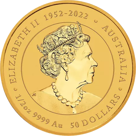 Zlatá minca Lunární serie III - Rok Draka 2024, 1/2 oz