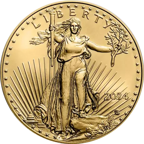 Zlatá minca American Eagle 2024 - 1/4 oz