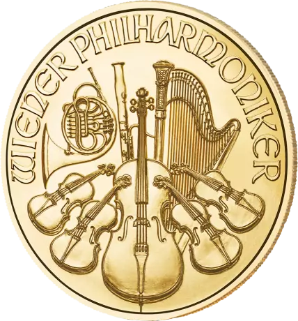 Zlatá minca Viedenskí filharmonici 2024 - 1/4 oz