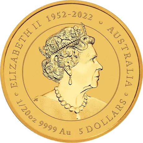 Zlatá minca Lunární série III - Rok Draka 2024, 1/20 oz